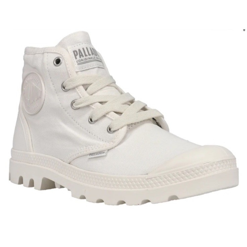 Palladium Shoe Sneaker Pampa HI Star White Womens 6 New In Box